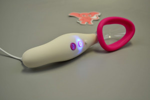 Automatická vibrační vakuová pumpa na vaginu Pink & White