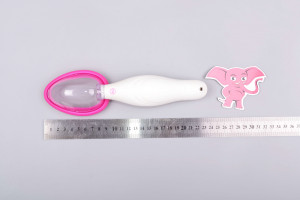 Automatická vibrační vakuová pumpa na vaginu Pink & White