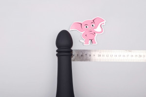Přirážecí anální vibrátor Dream Orgasm s dálkovým ovládáním, rozměry